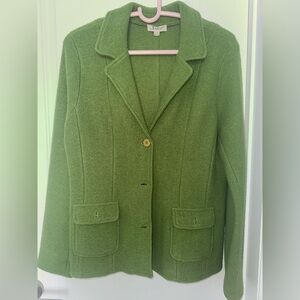 Jessica Green Wool Blazer